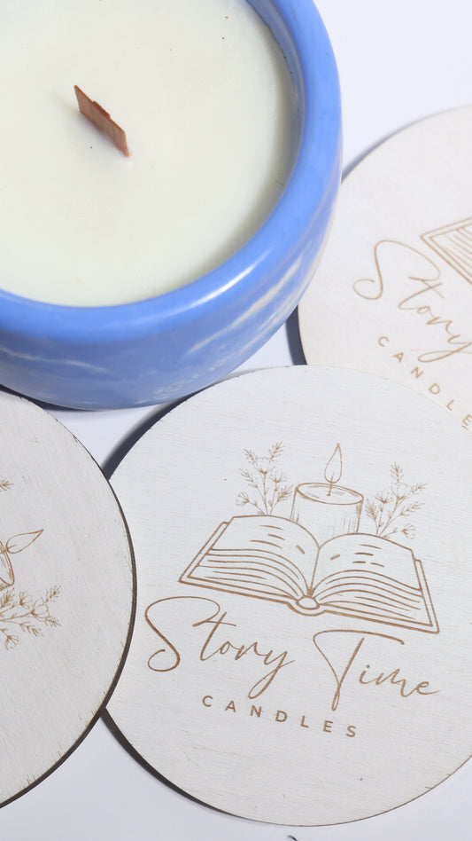 10 oz BLUE BONNET CANDLE